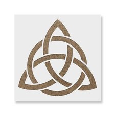 Celtic Triquetra Knot Stencil - Craft Airbrush Painting Wall Mylar Reusable