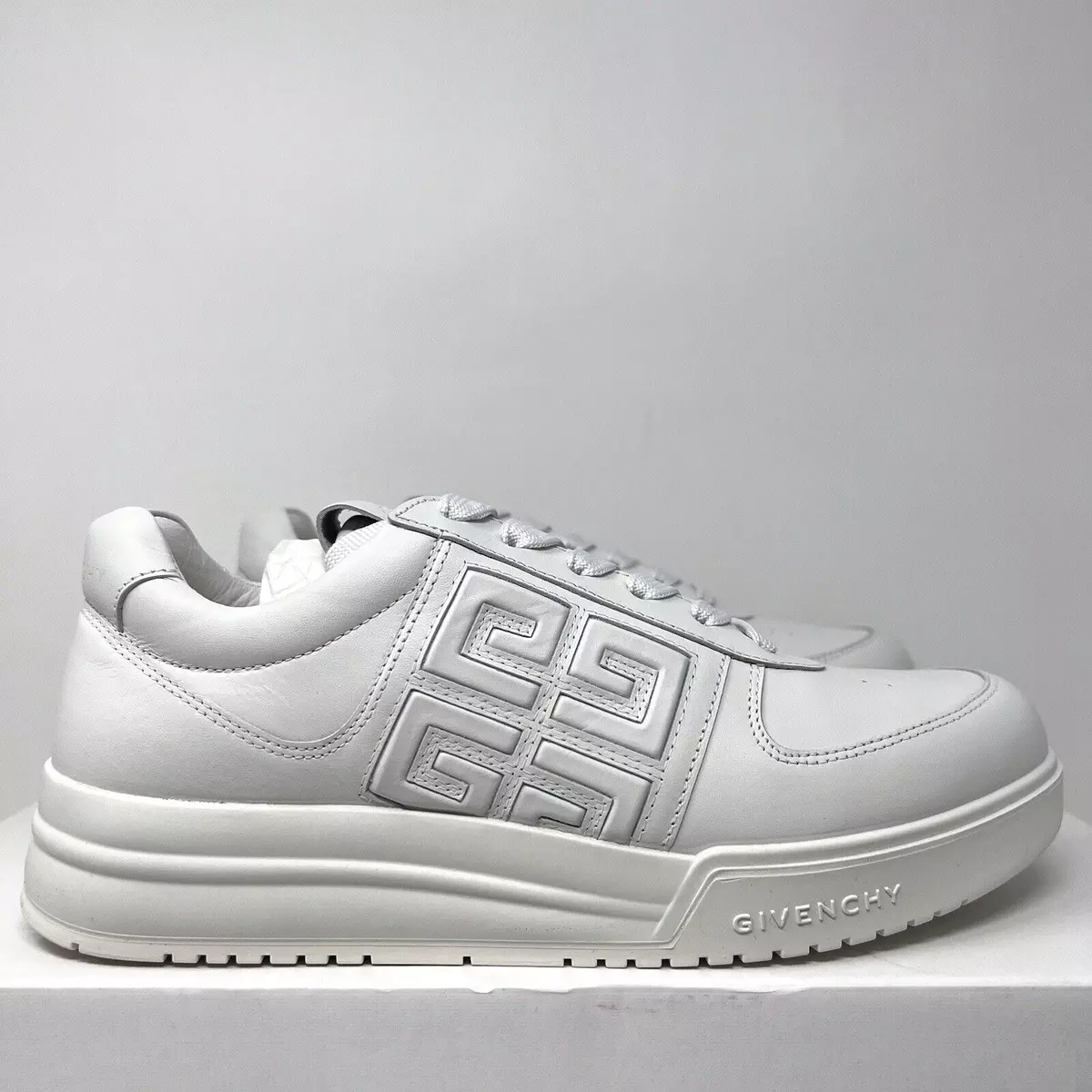 Givenchy City Logo-print Leather Sneakers In White | ModeSens