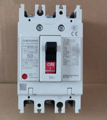 1PC Mitsubishi NF63-CV NF63CV Breakers 3P 50A New Expedited