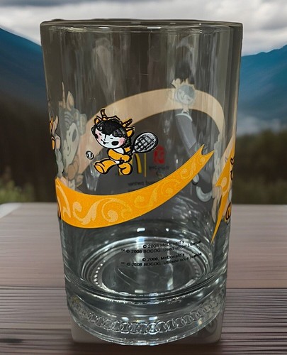 McDonald’s 2008 Juegos Olímpicos de Beijing Naranja Mascota Jingjing Taza de Vidrio 16 fl oz - Imagen 3 de 8