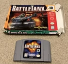BattleTanx (Nintendo 64, 1998) Box and cartridge game N64 Authentic