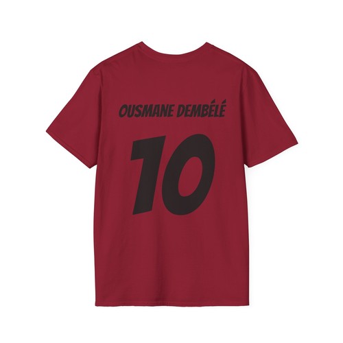 Ousmane Dembele #10 Shirt - PSG - Soccer Fun Fan Trikot Unisex Grafik Tee - Bild 59 von 61