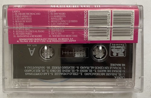 MARIACHI ORO Y PLATA DE PEPE CHAVEZ -MARIACHI VOL II - 2000 MEXICAN TAPE ALBUM - Picture 2 of 4