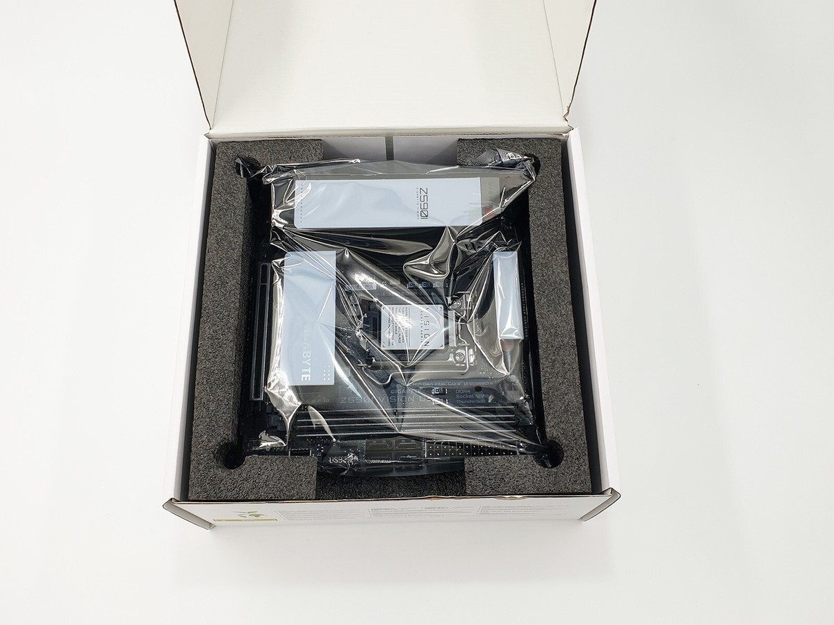 GIGABYTE Z590I VISION D Intel LGA 1200 DDR4 Mini-ITX