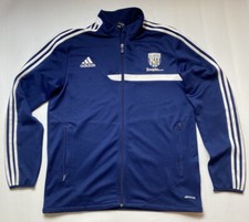 West Bromwich Albion Training zip Jacket ADIDAS 2013-2014 WBA Brom adult SIZE M