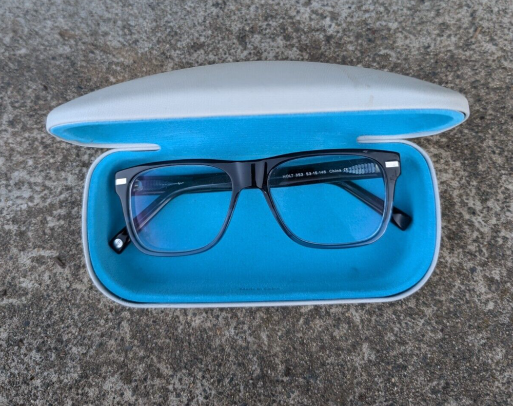 Warby Parker Holt 353 Blue Slate Fade 53/16-145 mm Square Horned Rectangular