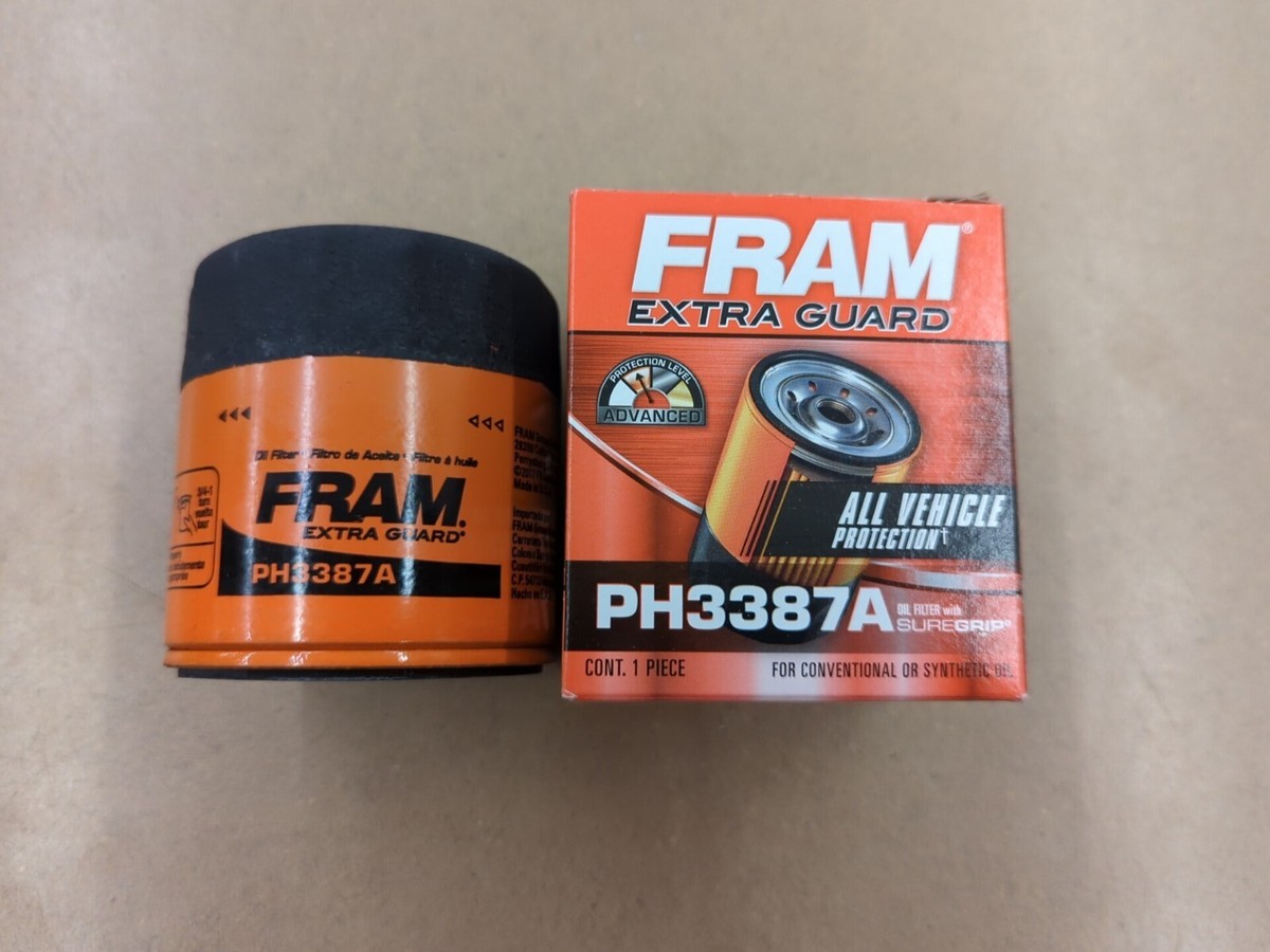 FRAM EXTRA GUARD PH3387A VEHICLE OIL FILTER | eBay