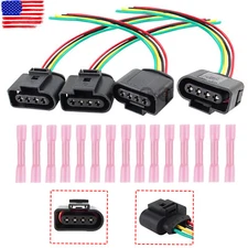 4PCS FOR Audi VW Jetta Passat Ignition Coil Connector Repair Harness Plug Wiring