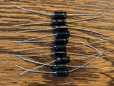 10pc Electrolytic Capacitor Axial 2000hr 105  RoHS 2.2uF 50V  6x13mm Supertech