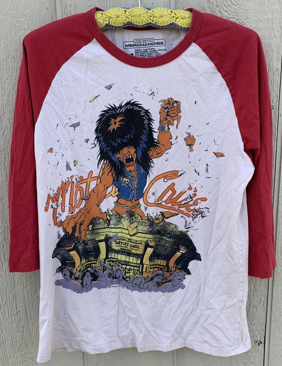 Motley Crew Kickin Ass on the Wild Side of Your Town raglan tee t 