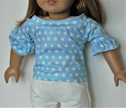 Blouse Pants for 18 in American Girl Doll Clothe Accessory - Picture 3 of 4