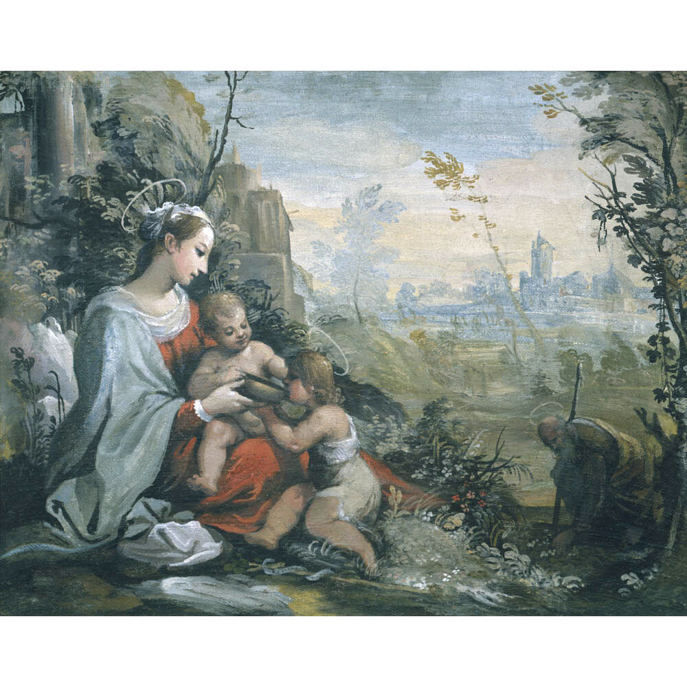Rest on the Flight Into Egypt - F Vanni Print