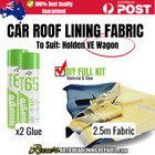 <!--F#f_0-->X2 Glue & 2.5m #7 Light Grey Holden VE WAGON Headlining Roof Lining Material<!--F/-->