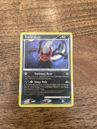 Pokemon TCG English Card Great Encounters Darkrai 4/106 Holo Rare NM