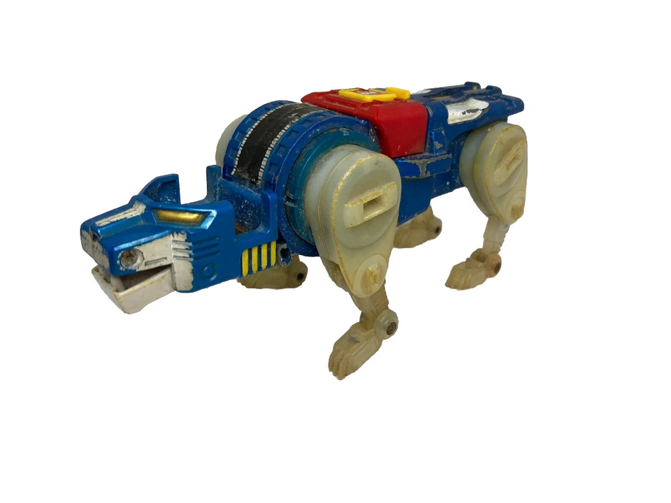 Orig. 1981 Y&K Voltron Blue Lion #4 Die Cast Metal Vintage Japan GB-36 - Image 2 of 4