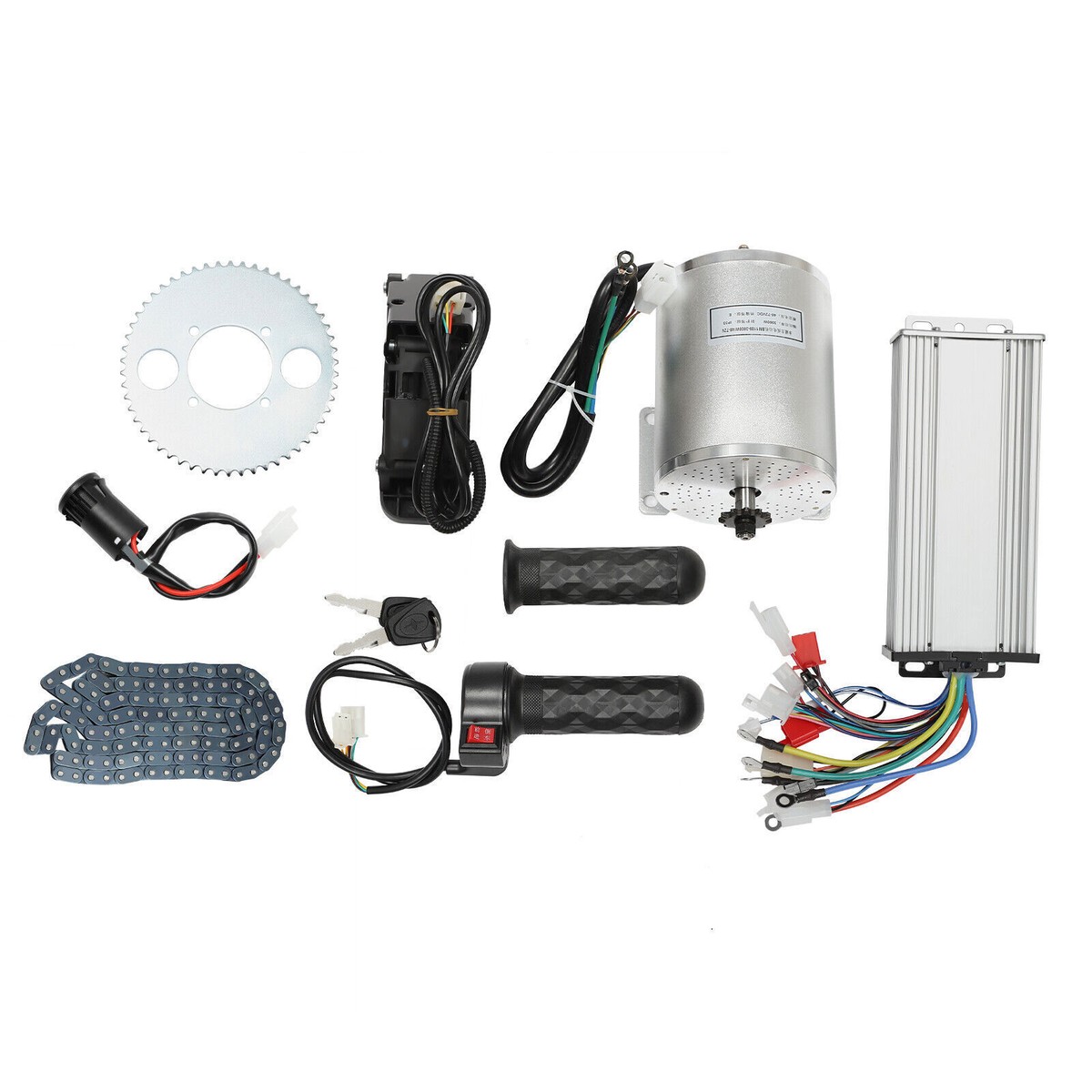 72v Motor Kit ROMYIX 72V 3000W Brushless Motor Kit,Electric