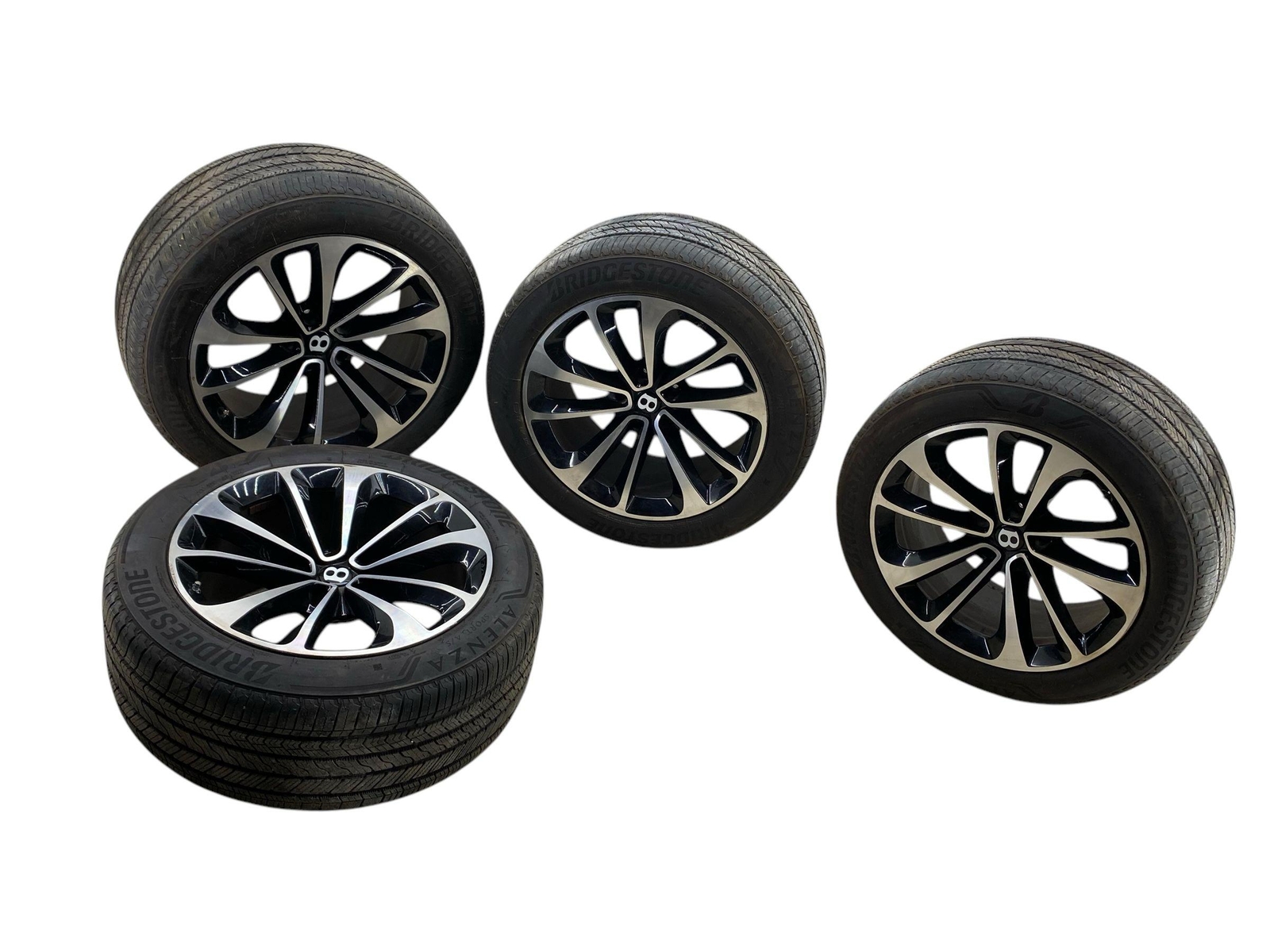 2015-2020 BENTLEY BENTAYGA OEM 21x10 WHEEL RIM TIRE SET W/ 285/45R21 BRIDGESTONE
