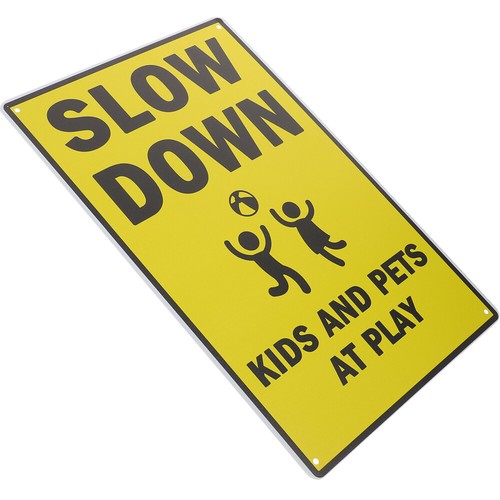 Safety Signs Miss Child Kids Playing Attention Road Slow Children - 第 4/12 張圖片