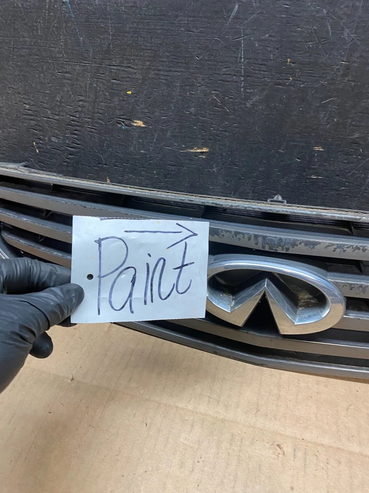 2002 2003 2004 Infiniti I35 Sedan Front Upper Grill Grille Oem J3791 DG - Image 4 of 4