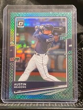 Austin Meadows 2020 Donruss Optic Green Dragon #44/84 #146 Rays / Tigers