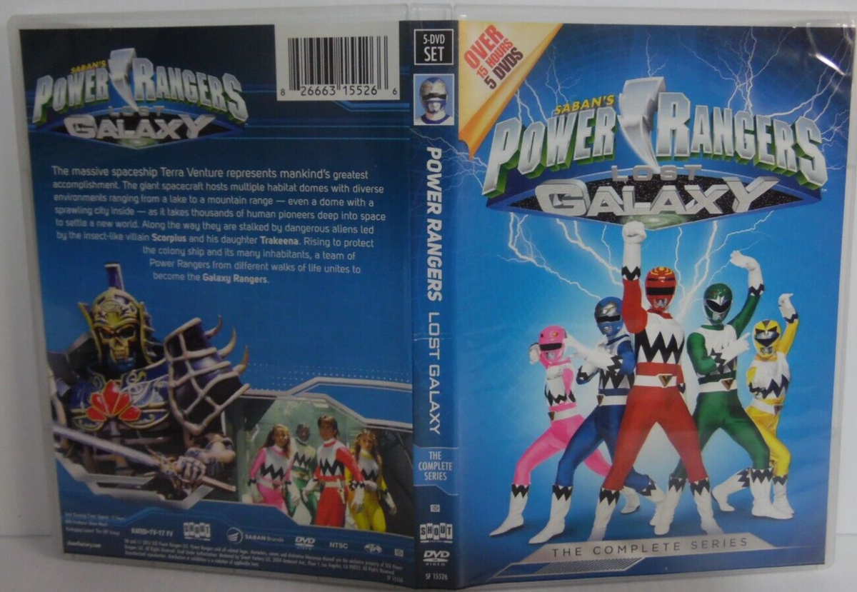 Power Rangers: Lost Galaxy Complete Series (DVD, 1999