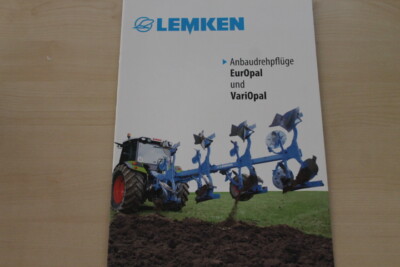 158057) Lemken Anbaudrehpflug EurOpal VariOpal Prospekt 04/2012
