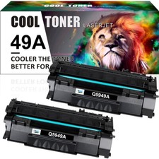 2PK Q5949A Toner Compatible for HP 49A Laserjet 1160 1320 3390 3392 P2015 M2727