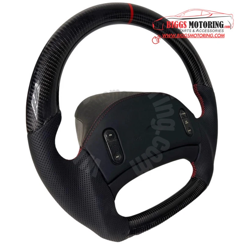 Volante de fibra de carbono personalizado Cruise Ford F150 F250 Bronco .92-96 Foto 2 de 4