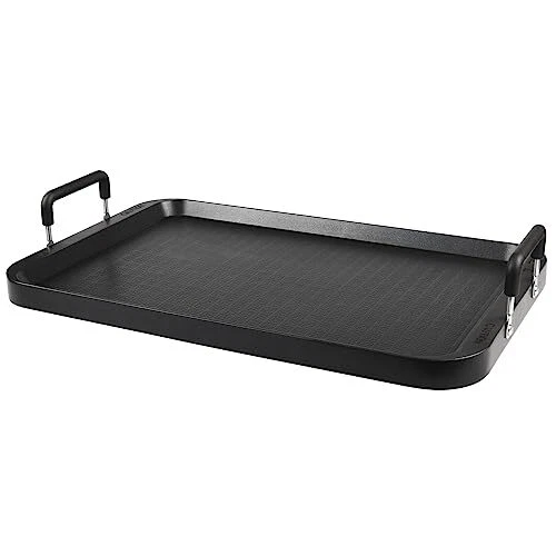 Stove Top Flat Griddle,2 Burner Griddle Grill Pan for Glass Stove Flat  griddle