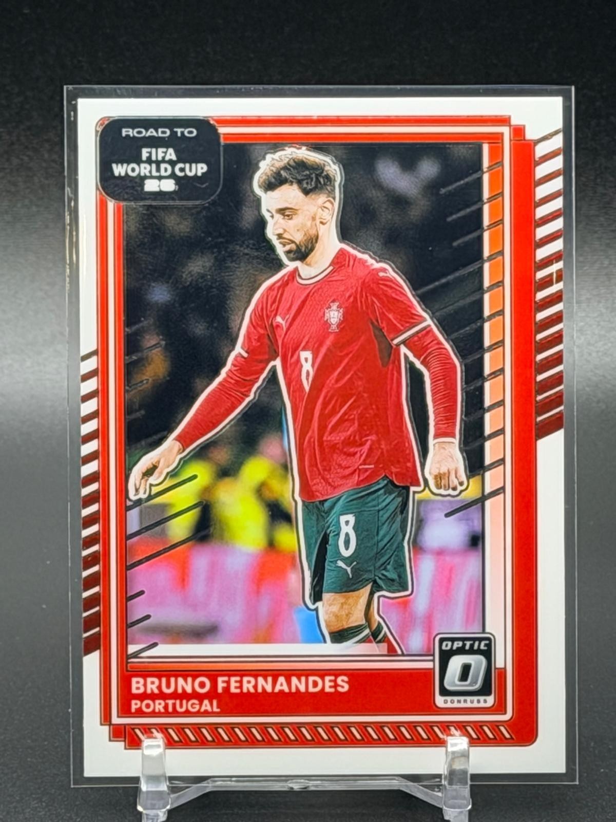 2025-26 Donruss FIFA World Cup 26' Bruno Fernandes OPTIC #90 Portugal