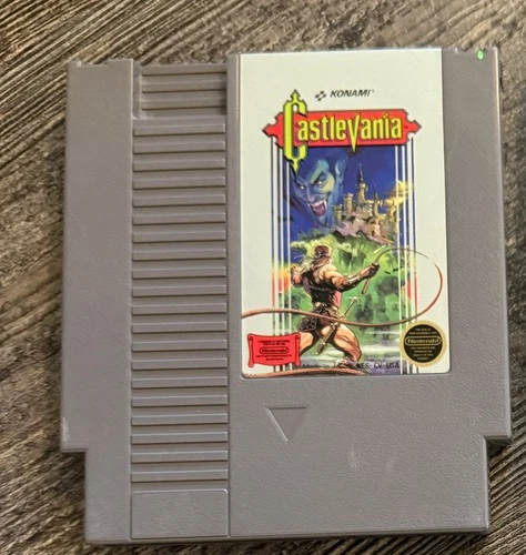 Castlevania Nintendo NES Tested Working Authentic Cartridge (1987)