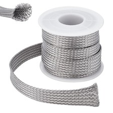 304 Stainless Steel Expandable Braided Cable Sleeve Knitting Scalable Network...