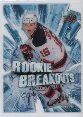 2010-11 Upper Deck Rookie Breakouts 15/100 Jacob Josefson #RB20 RC 0f7x