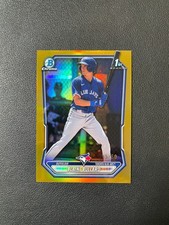 2026 Bowman #BCP-18 Blaine Bullard 1st Gold Refractor 45/50 BJJH