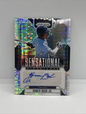 2025 Panini Sensational Signatures Homer Bush Jr. #SS-HB Pulsar Prizm /199 Auto