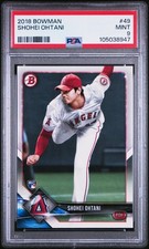 SHOHEI OHTANI 2018 BOWMAN ROOKIE RC #49 PSA 9 MINT! DODGERS MVP JAPAN! 105038947