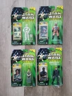 Lot 4 🔥 2000 Hasbro 🌟 Star Wars Power of the Jedi: Force File Collection 2