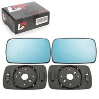 2X AußEnspiegel Links Rechts Heizbar AsphäRisch Konvex Blau FüR BMW 3Er E30 E36