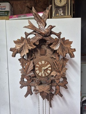 Vintage Cuckoo Clock 8-Day Refurbished and Functional