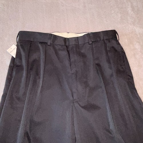 Polo Golf Ralph Lauren Nero Poliestere Pantalone Polsino Pieghettato Anteriore 34x30 - Foto 4 di 13