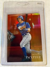 2014 Bowman Platinum Red Refractor 5/25 Hunter Dozier