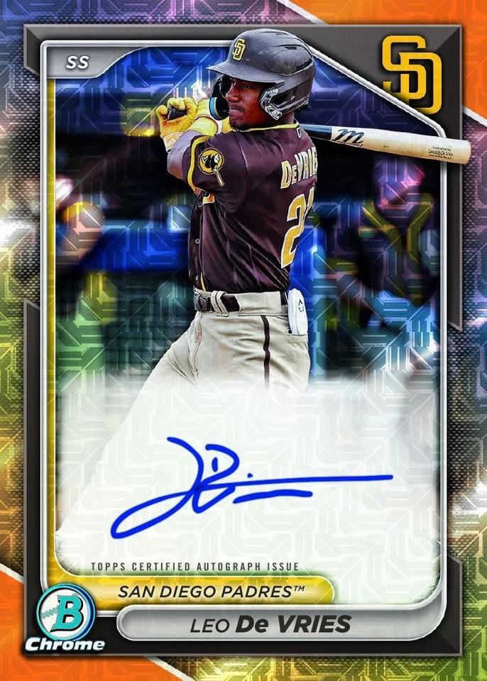 2024 BOWMAN CHROME BASEBALL MEGA BOX - Image 3 of 4