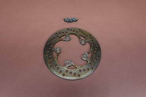 2006 2007 SUZUKI GSXR 600 GSXR600 Rear Brake Rotor Disc Wheel Rim