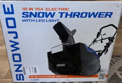 #ad #ad Snow Joe SJ618E Electric Single Stage Snow Thrower Blower 18 Inch 13 Amp $99.94