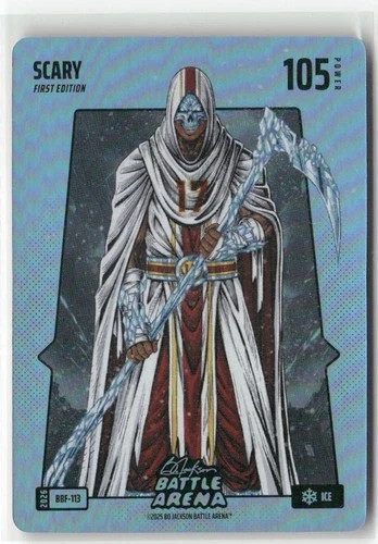 2026 Bo Jackson Battle Arena #BBF-113 Terry McLaurin SCARY Blue Battlefoil!