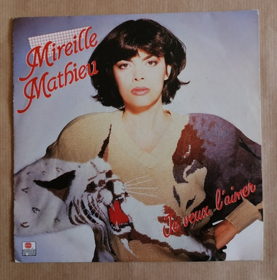 MIREILLE MATHIEU: Ich will ihn lieben 7'' 45T Leben ohne Liebe ARIOLA 105677 in sehr gutem Zustand +