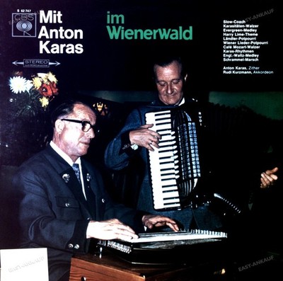 Anton Karas - Mit Anton Karas Im Wienerwald LP 1970 (VG/VG) .*