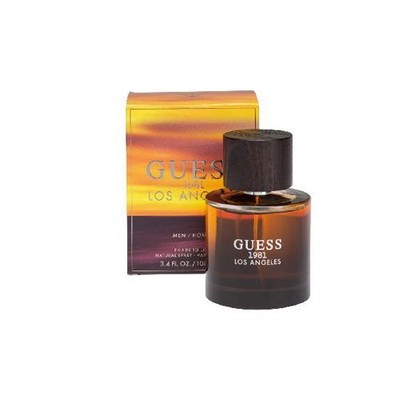 Guess 1981 Los Angeles Eau De Toilette Spray 3.4 Oz For Men Woody Geranium Scent