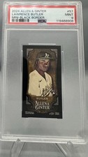 2024 Topps Allen & Ginter Lawrence Butler Mini Black Border Rookie Card RC #57. rookie card picture