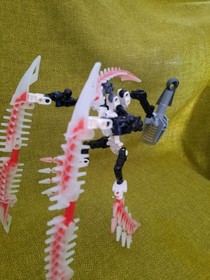 Lego Bionicle Krika 8694 MOD with Projectile Gun Fast Shipping